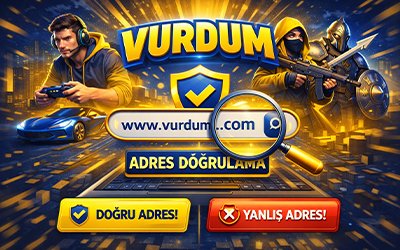 Tarayıcı adres çubuğunda vurdum resmi sitesi adresini doğrulama